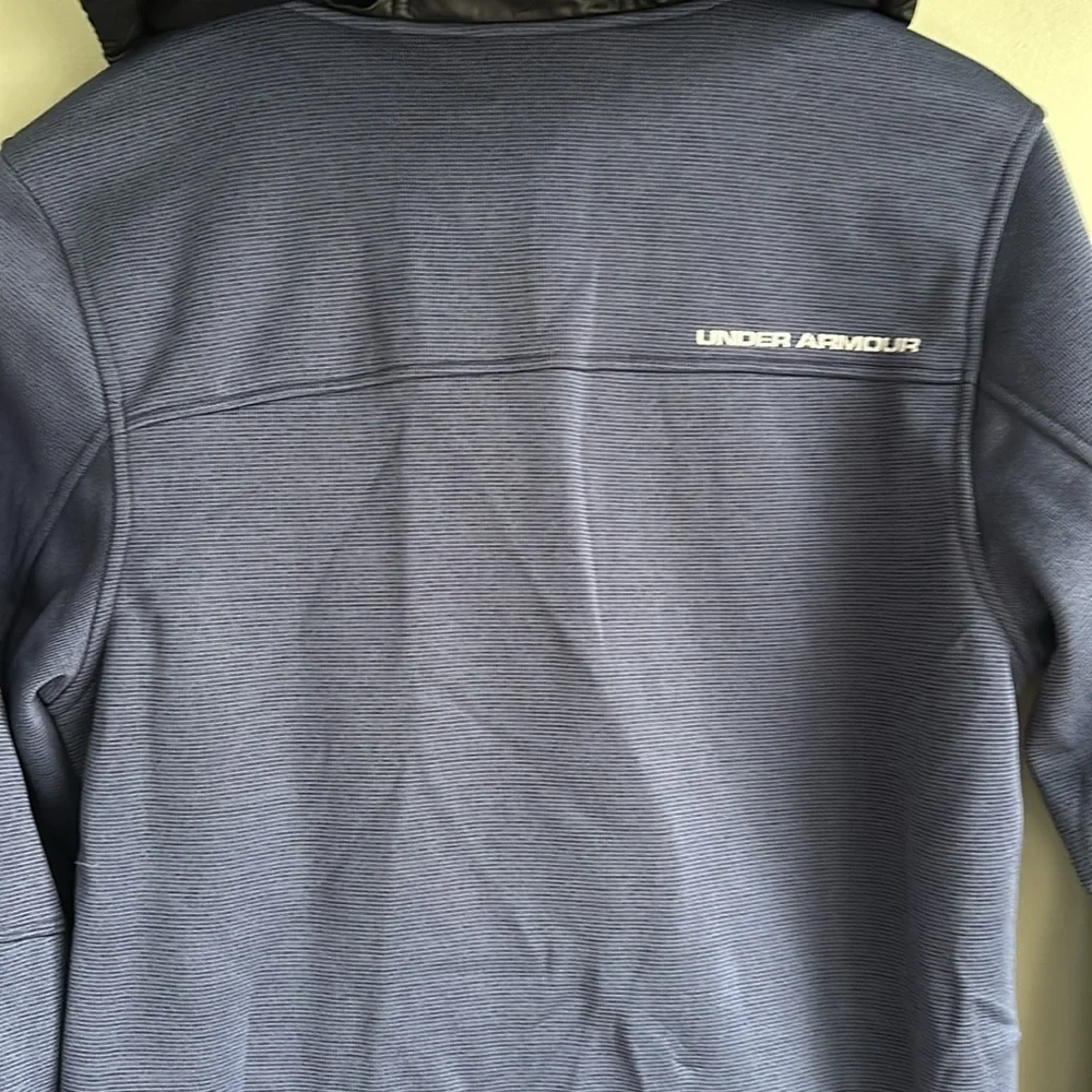 Under Armour Storm Jacket Style 1280754 Fleece Lined Pockets ColdGear Zip Up Men